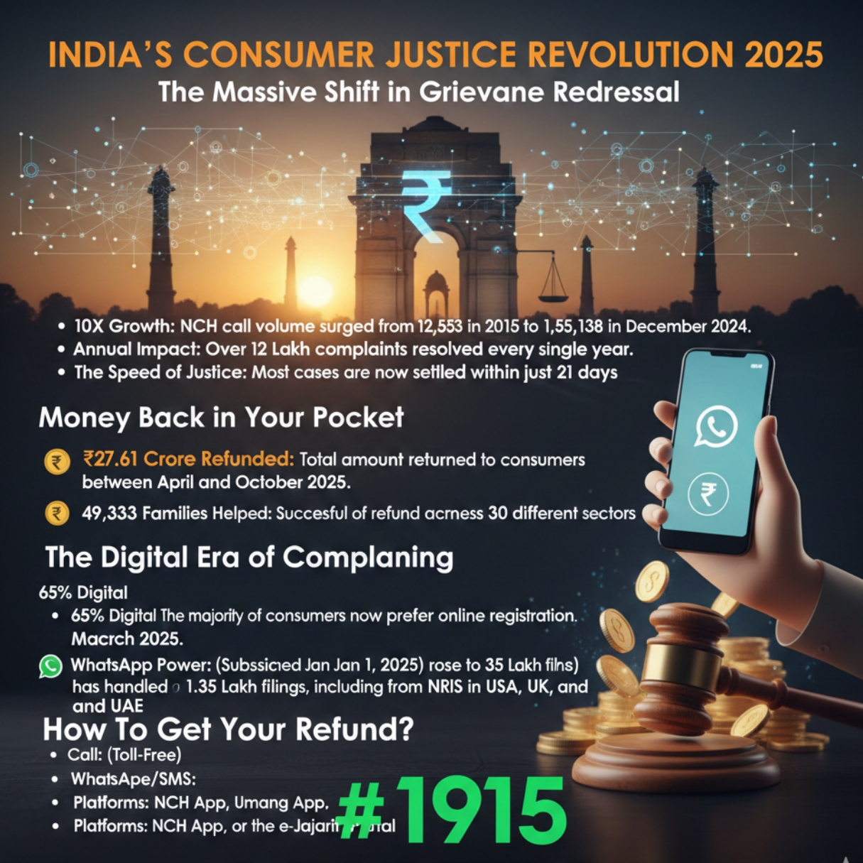 National Consumer Day 2025: The 'e-Jagriti' Revolution is Helping NRIs and Locals Get Justice in Record Time!